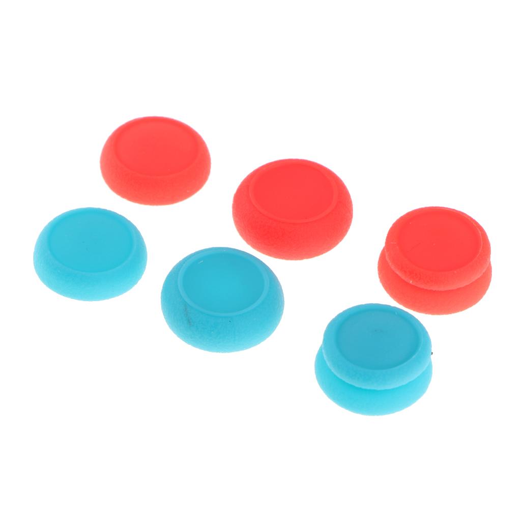 Thumb Stick Grip Cap Analog Stick Cover for Nintendo Switch NS red blue