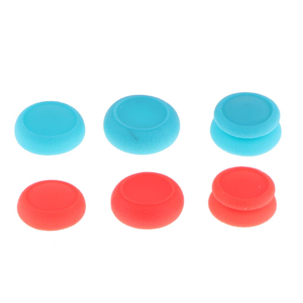 Thumb Stick Grip Cap Analog Stick Cover for Nintendo Switch NS red blue