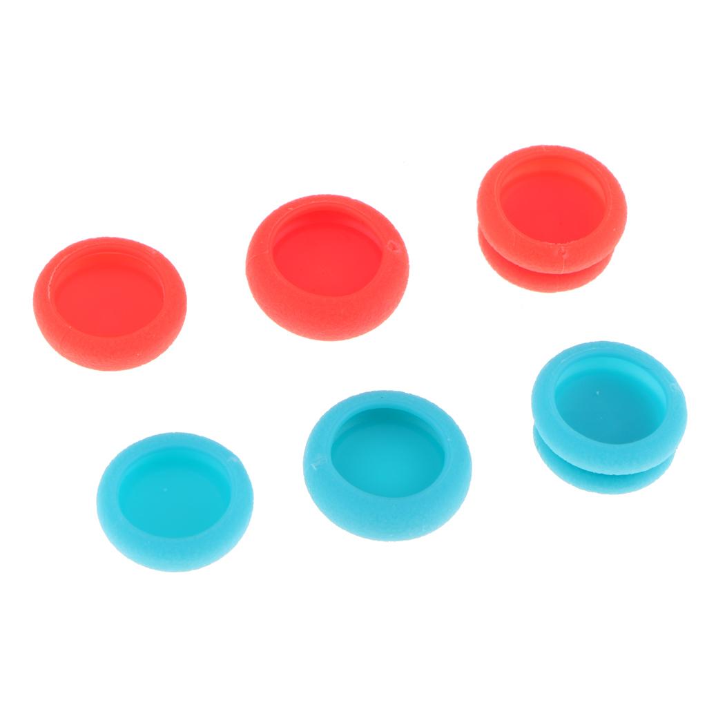 Thumb Stick Grip Cap Analog Stick Cover for Nintendo Switch NS red blue