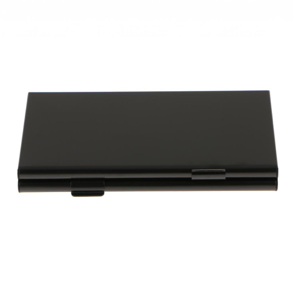 Aluminum Alloy Memory MS Card Storage Case Cover Hard Shell Protector Black