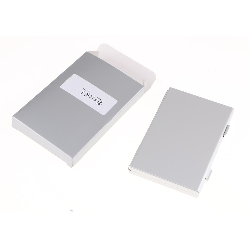 Aluminum Alloy Memory MS Card Storage Case Cover Hard Shell Protector Silver