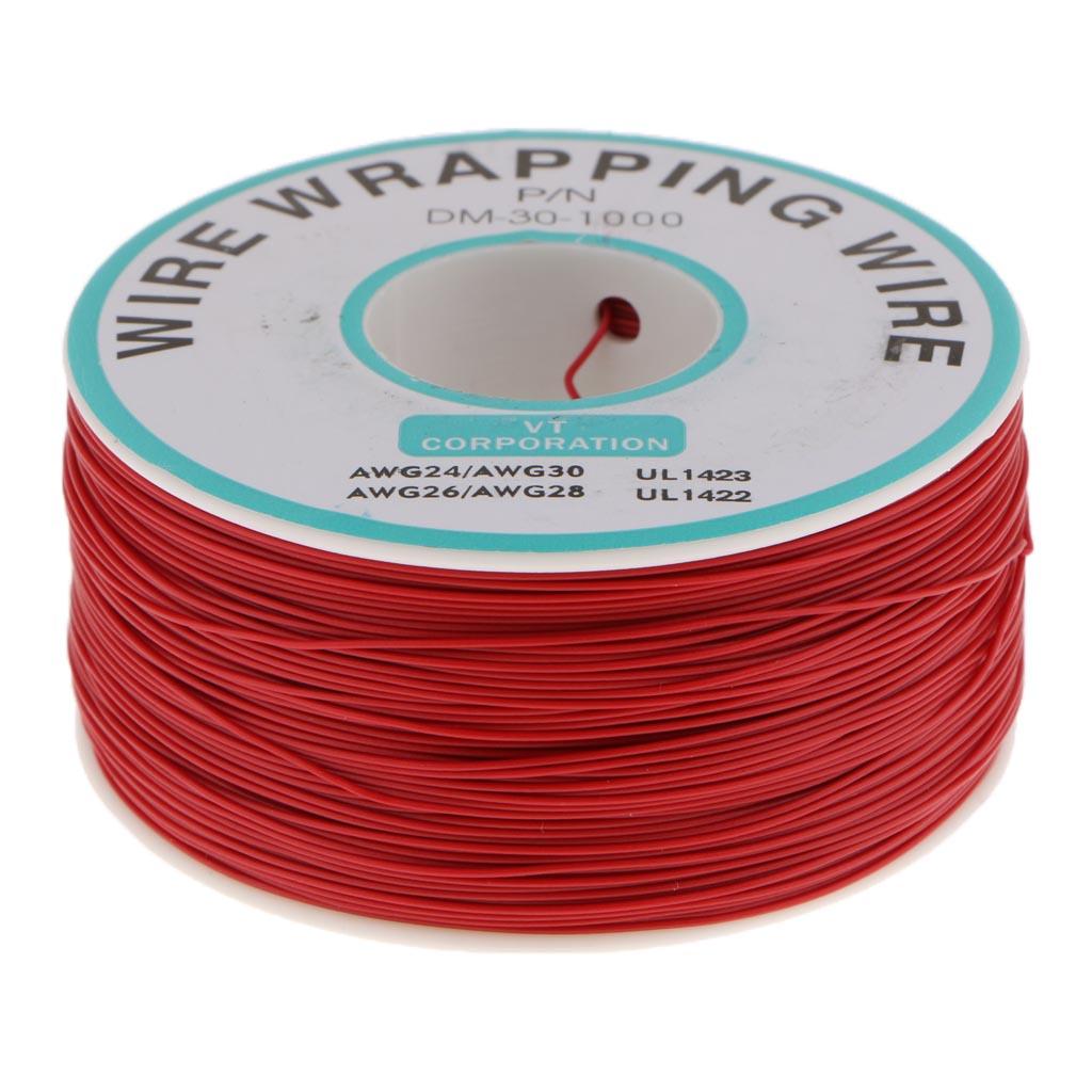 70mm Wire Wrapping Wire Tin Plated Copper Cable for XBOX360 PS2 WII red