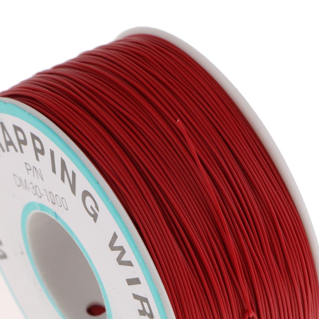 70mm Wire Wrapping Wire Tin Plated Copper Cable for XBOX360 PS2 WII red