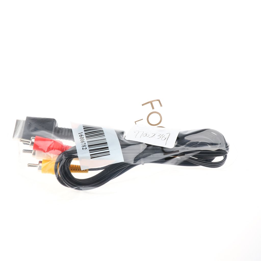 6ft AV Cable for Sony PS3/PS2/PS1 Audio Video Stereo HDTV Monitor Connection RCA Composite Wire