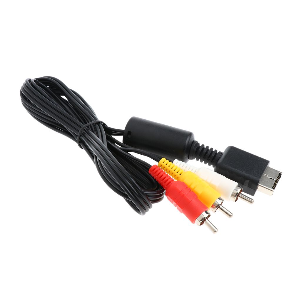 6ft AV Cable for Sony PS3/PS2/PS1 Audio Video Stereo HDTV Monitor Connection RCA Composite Wire