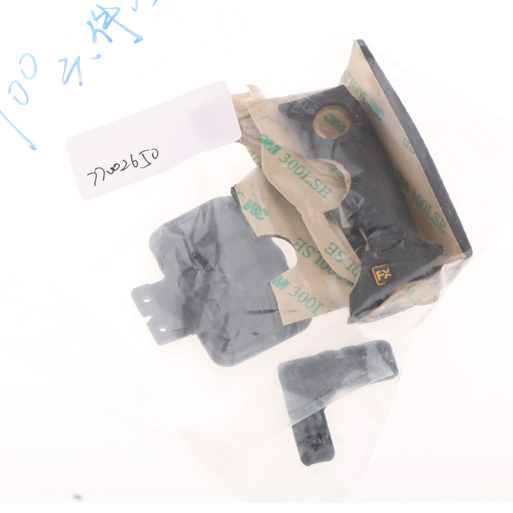 6 Pieces Grip Rubber Unit Repair Part For Nikon D700 Front/Rear/Side Cover - Black