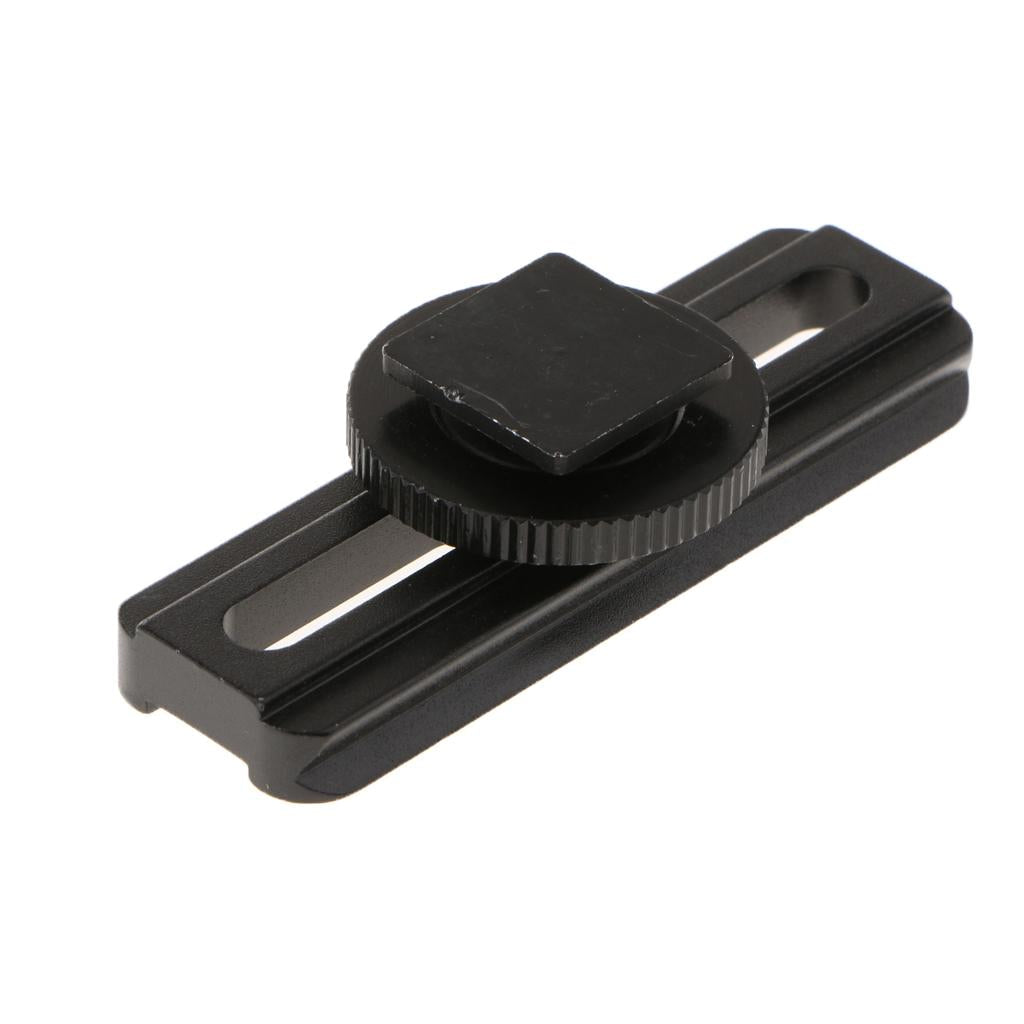 20mm Quick Release Hot Shoe Conversion Macro Focusing Rail Slider for SLR