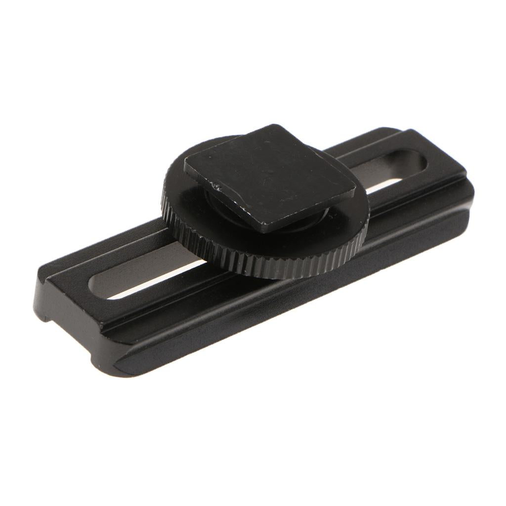 20mm Quick Release Hot Shoe Conversion Macro Focusing Rail Slider for SLR