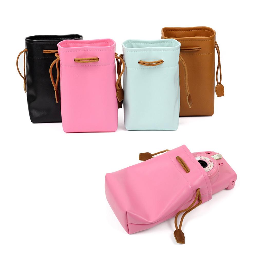 Leather-Drawstring-Bag-Protection-Case-for-Fujiflim-Instax-9-8-7S-50S-Brown