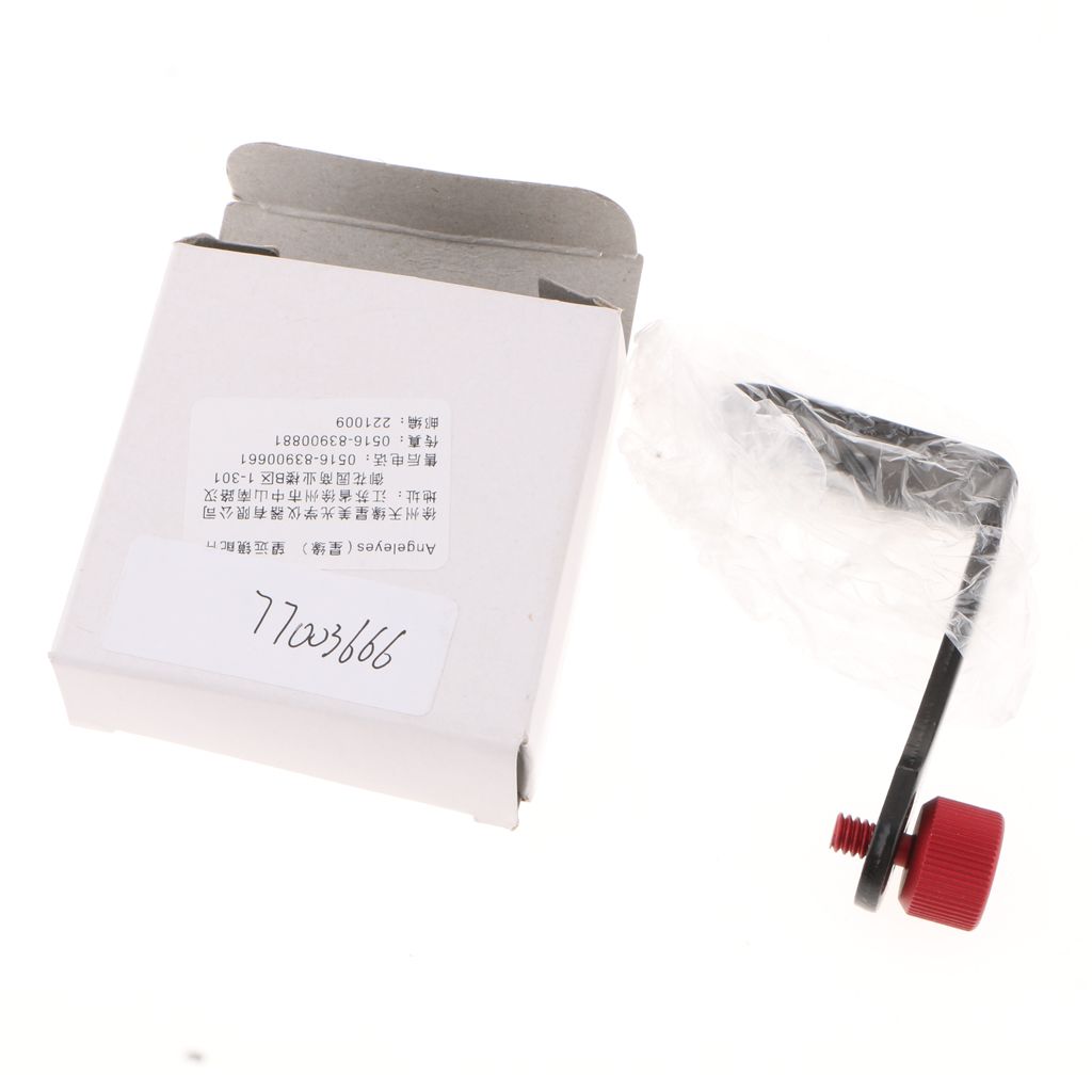 Binoculars L Bracket Tripod Adapter for Celestron Orion Mount Holder 1/4'' Screw Metal Material