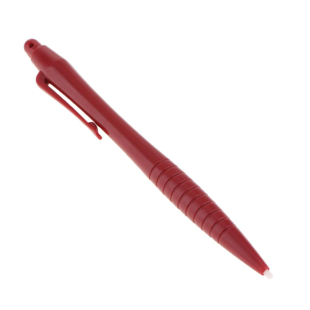 Stylus Plastic Retractable Touch Pen for Nintendo WII U 3DS 3DSXL NDSL Red