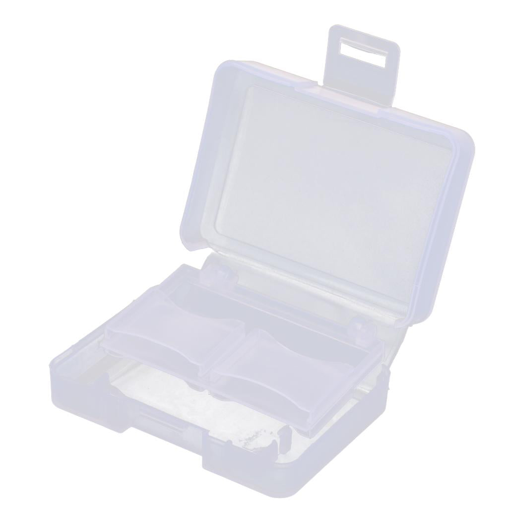 5 Slots (1CF+4SD) Memory Card Plastic Clear Holder Box Storage Case