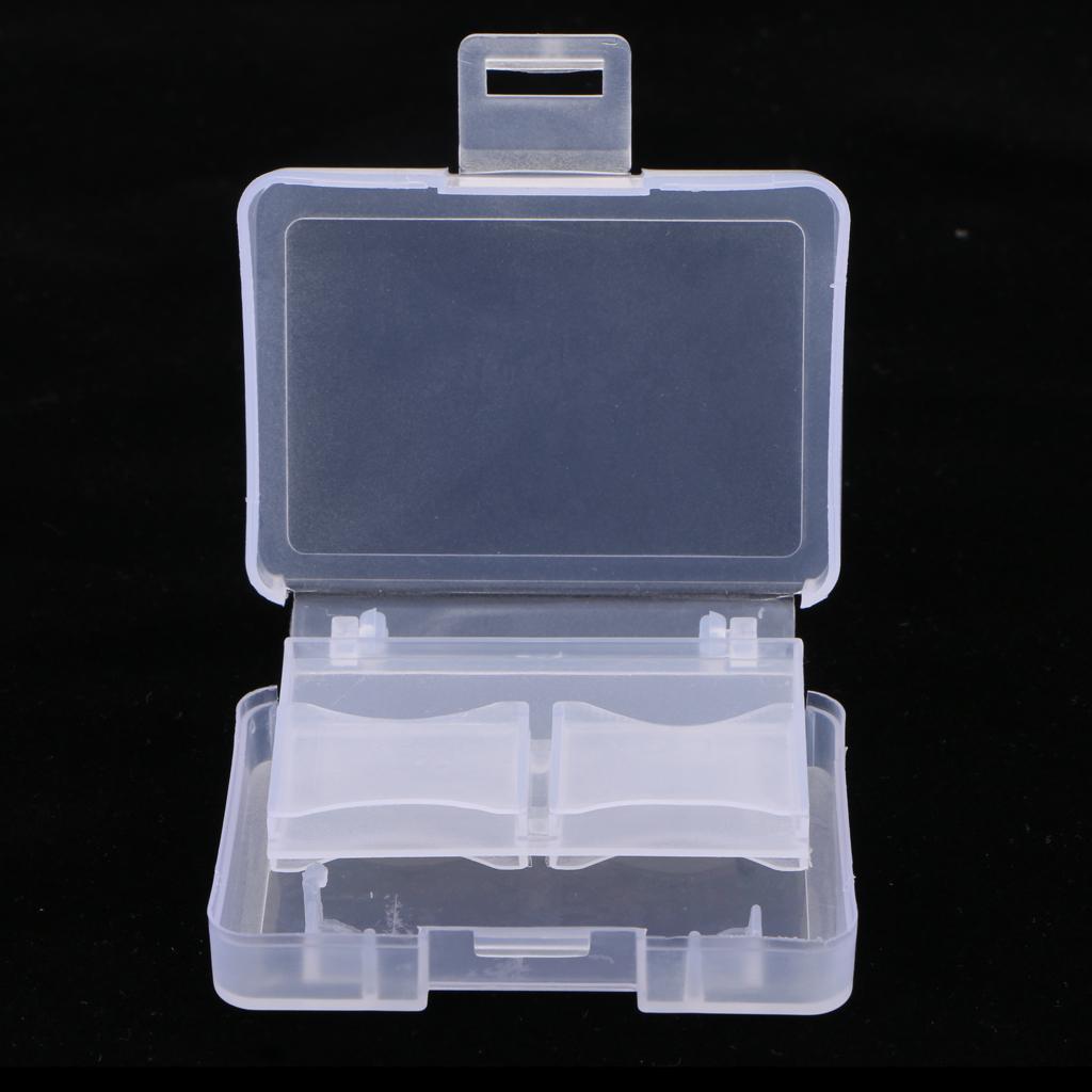 5 Slots (1CF+4SD) Memory Card Plastic Clear Holder Box Storage Case