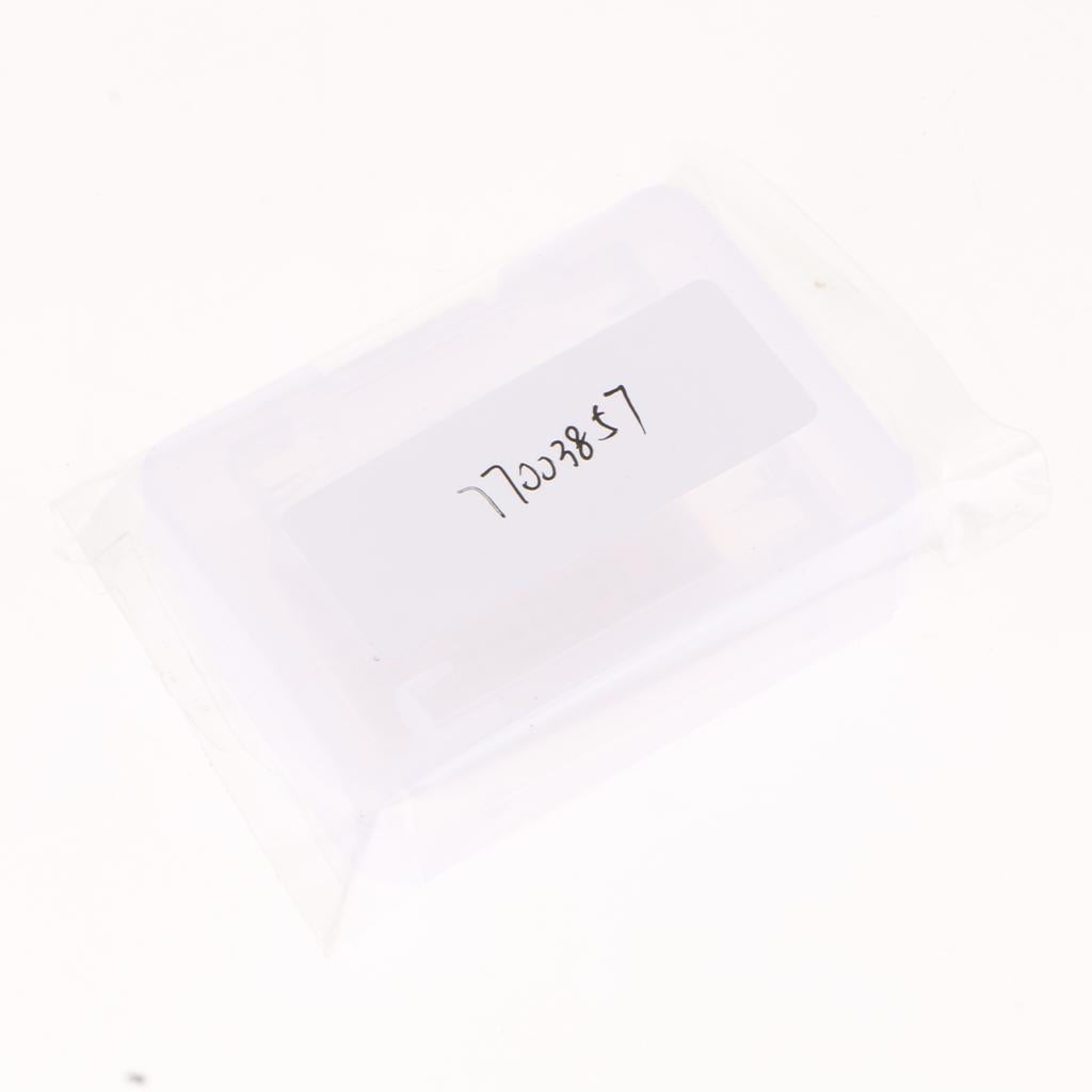 5 Slots (1CF+4SD) Memory Card Plastic Clear Holder Box Storage Case