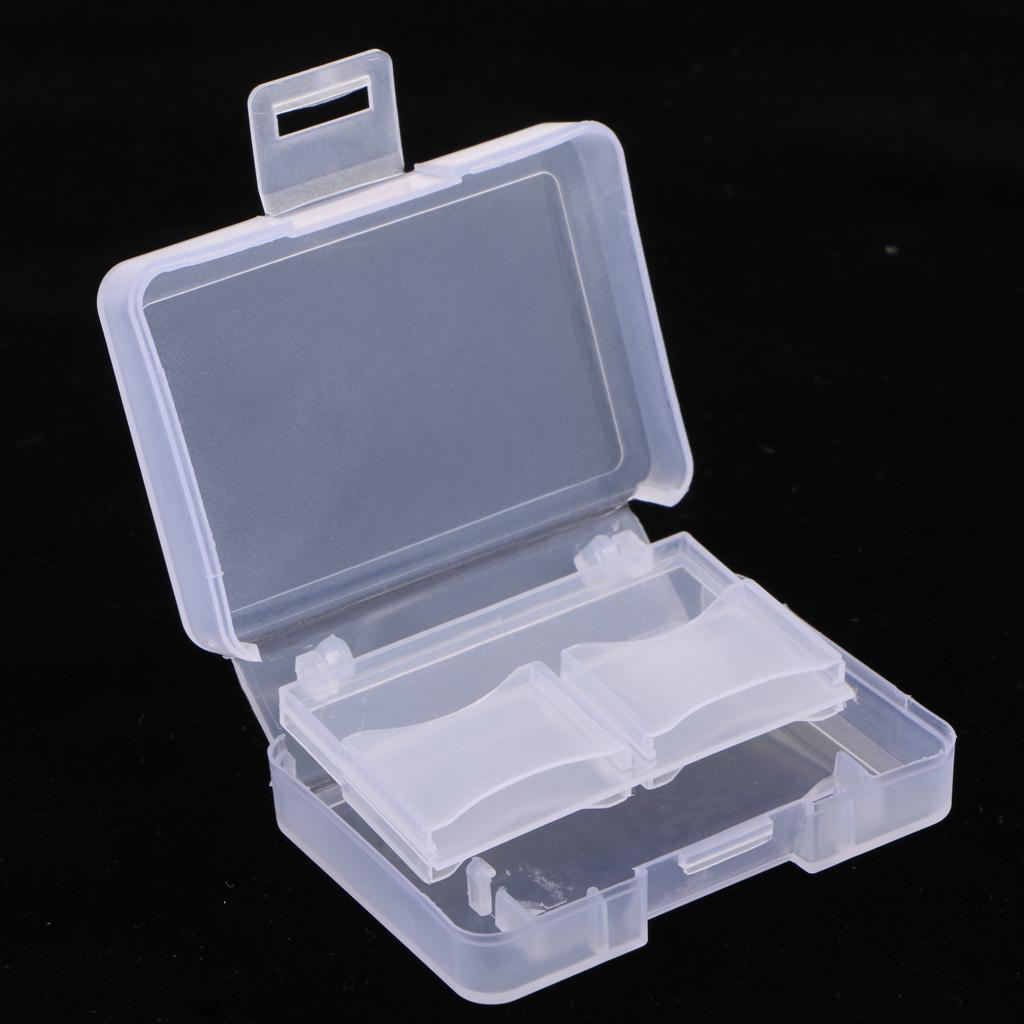 5 Slots (1CF+4SD) Memory Card Plastic Clear Holder Box Storage Case