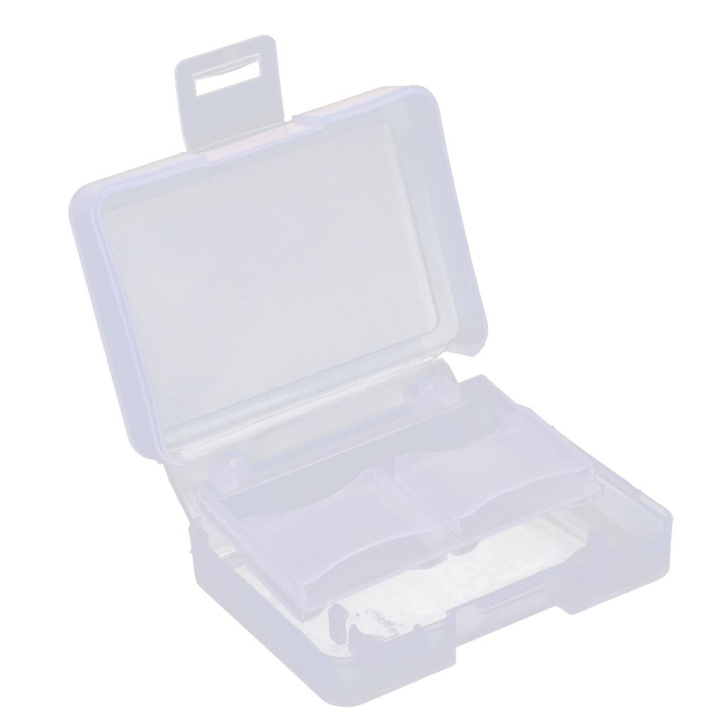 5 Slots (1CF+4SD) Memory Card Plastic Clear Holder Box Storage Case