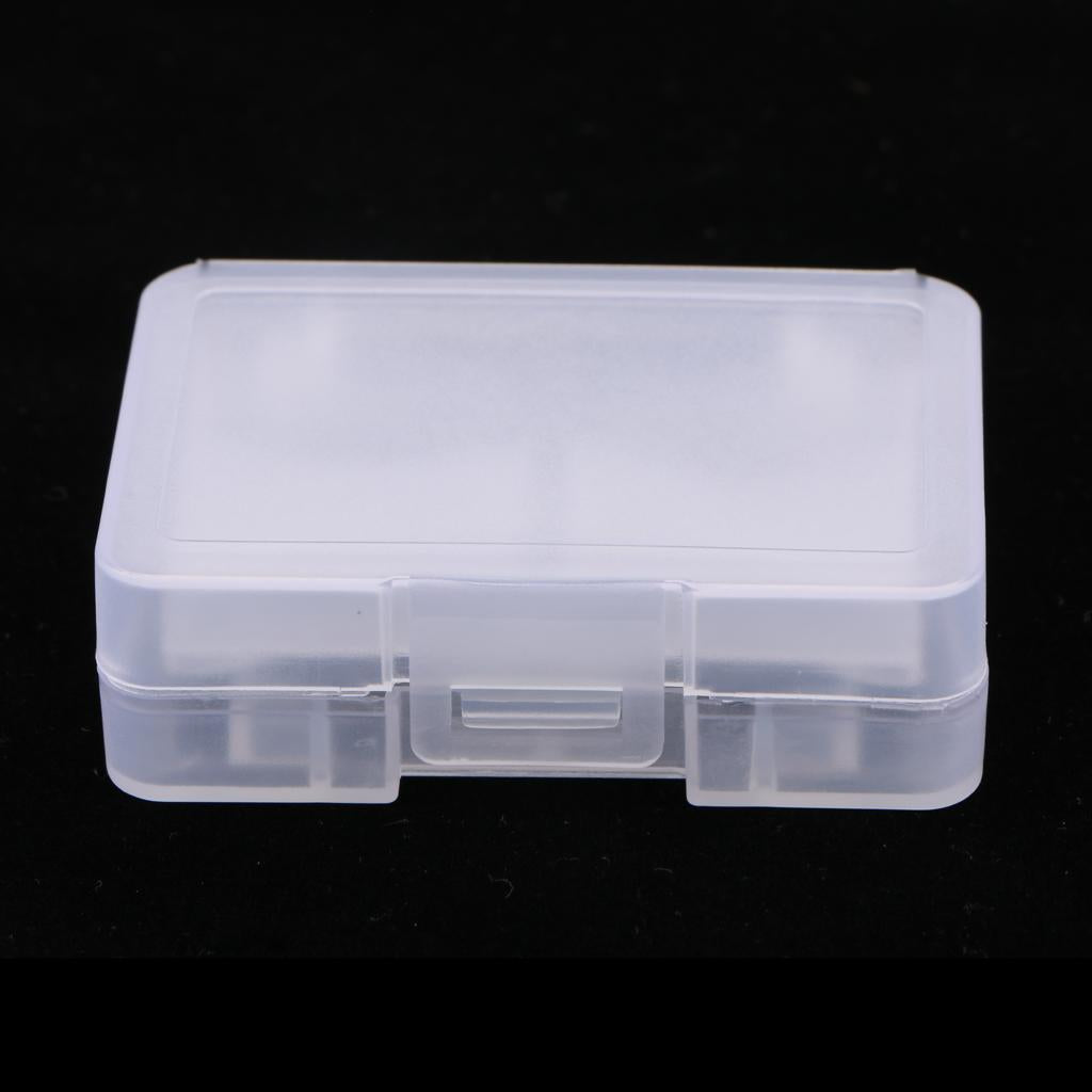 5 Slots (1CF+4SD) Memory Card Plastic Clear Holder Box Storage Case