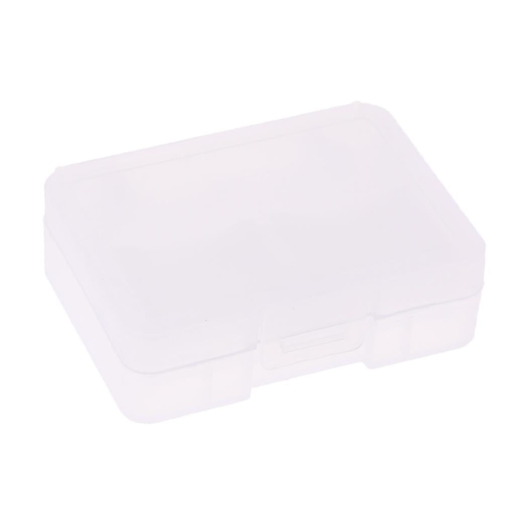 8 Slots 8SD Memory Card Plastic Clear Holder Box Storage Case