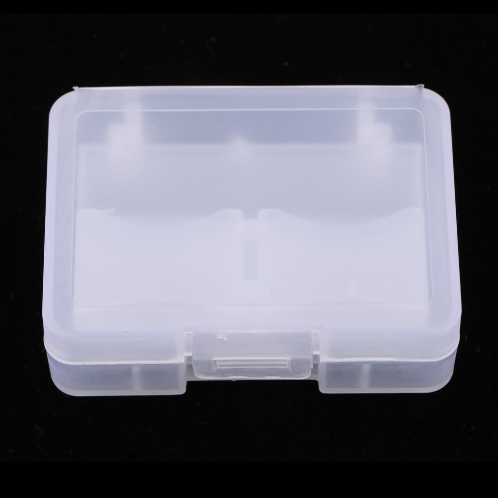 8 Slots 8SD Memory Card Plastic Clear Holder Box Storage Case