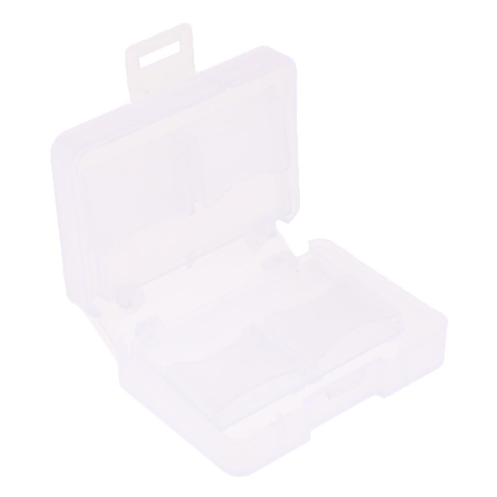 8 Slots 8SD Memory Card Plastic Clear Holder Box Storage Case