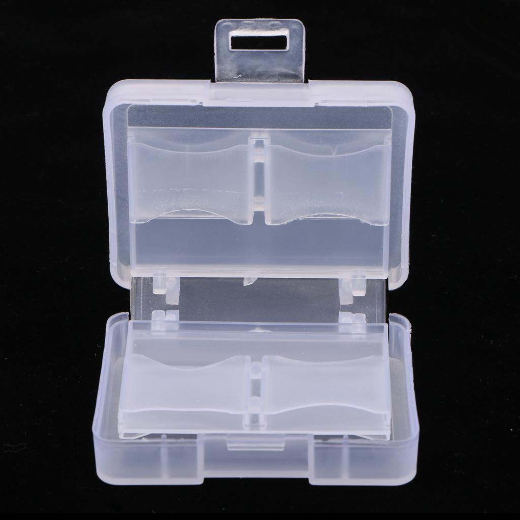 8 Slots 8SD Memory Card Plastic Clear Holder Box Storage Case