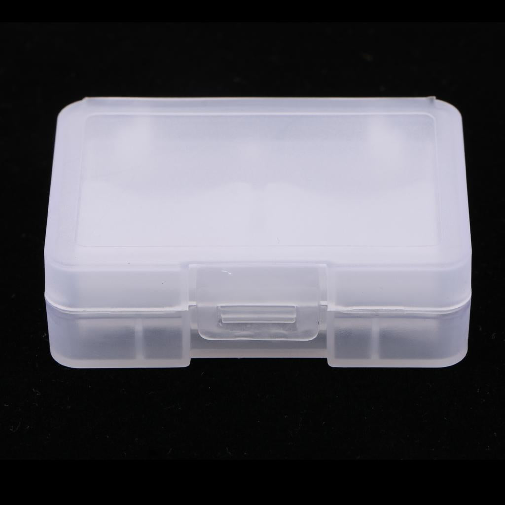 8 Slots 8SD Memory Card Plastic Clear Holder Box Storage Case