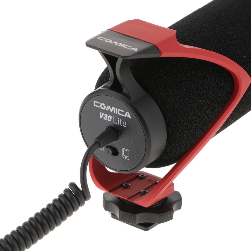 Comica CVM V30Lite Video Microphone Super Cardioid Directional Condenser Mic