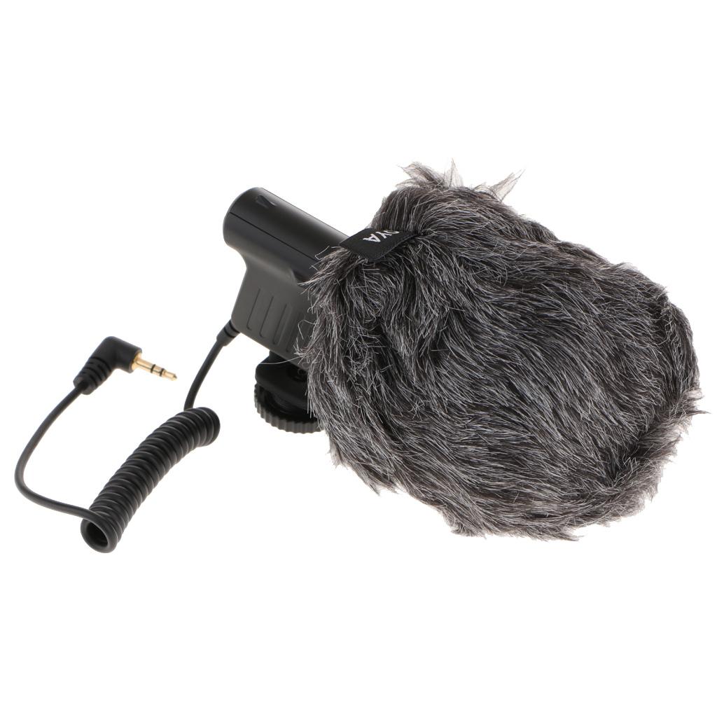 BY VM01 Mini Condenser Microphone Mic with Windshield for DSLR Camcorders DV