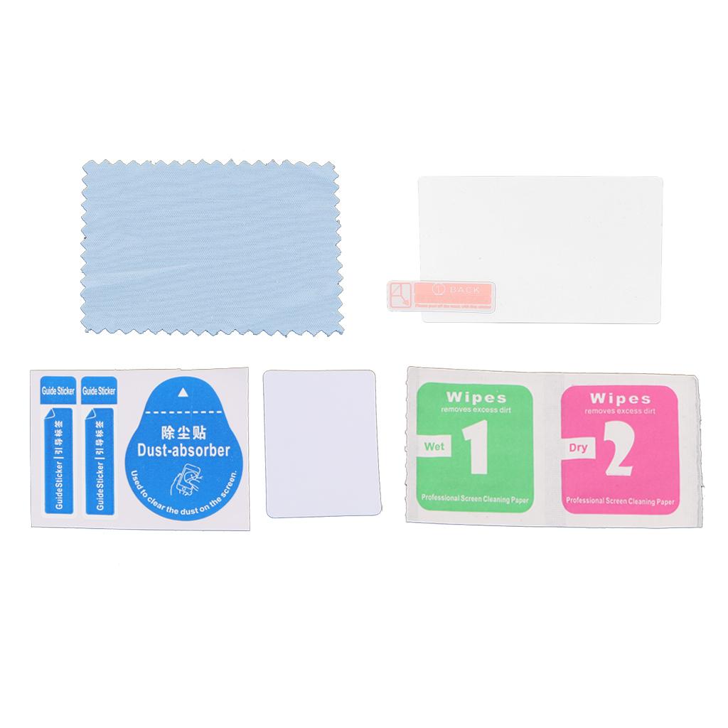 0.33mm LCD Screen Protector Tempered Glass for Fujifilm X Pro 2 Comes with Tool Dry Wet Wipe Cleaning Cloth Dust absorder