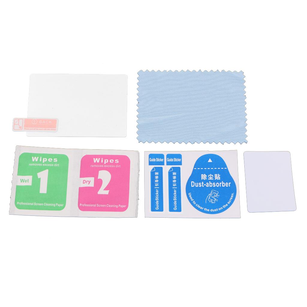 0.33mm LCD Screen Protector Tempered Glass for Fujifilm X Pro 2 Comes with Tool Dry Wet Wipe Cleaning Cloth Dust absorder
