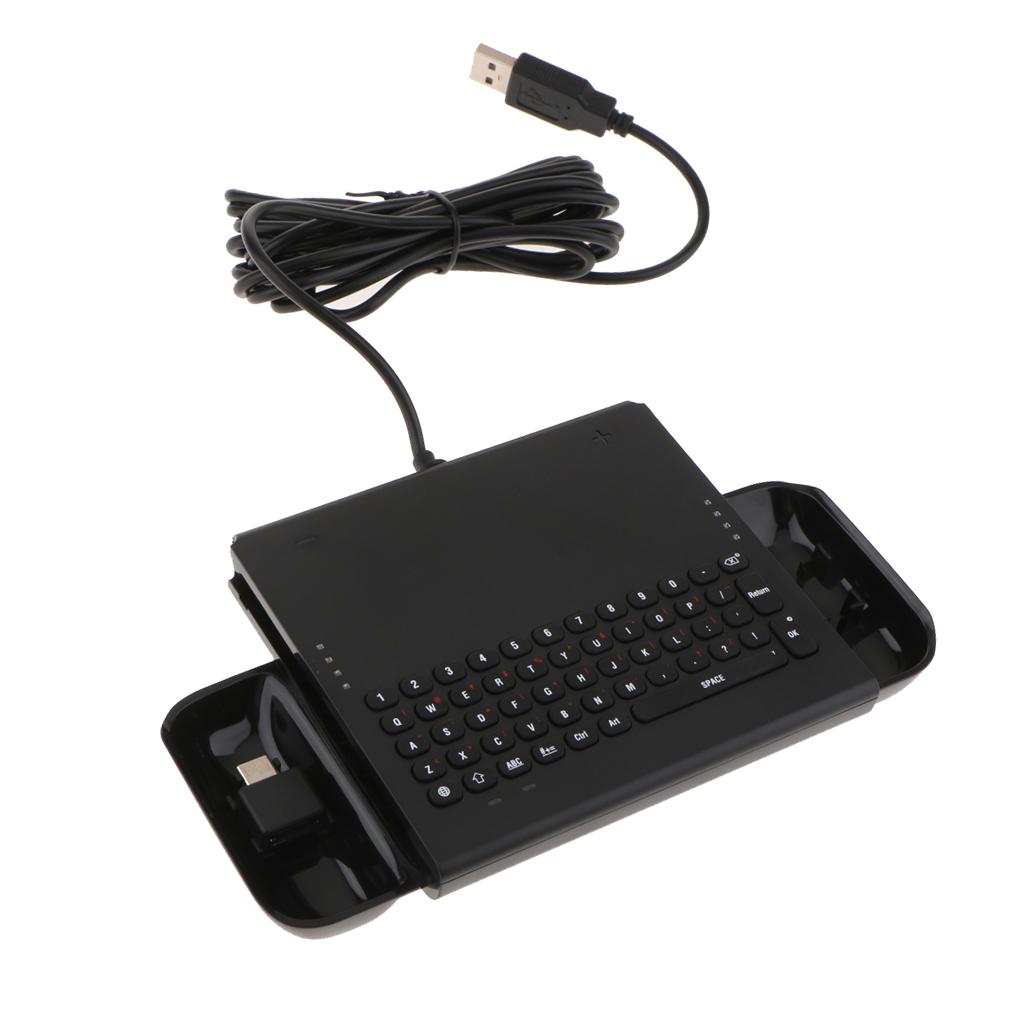 Chat Keypad Wired USB Keyboard for Nintendo Switch NS Joy-con Controller