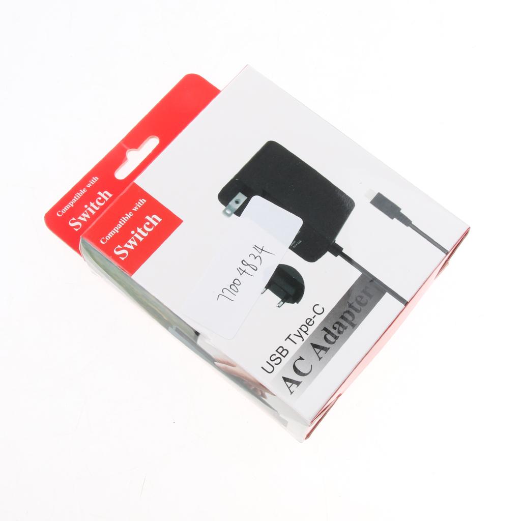 AC Adapter Power Supply Cord Cable for Nintendo Switch Wall & Travel Charger
