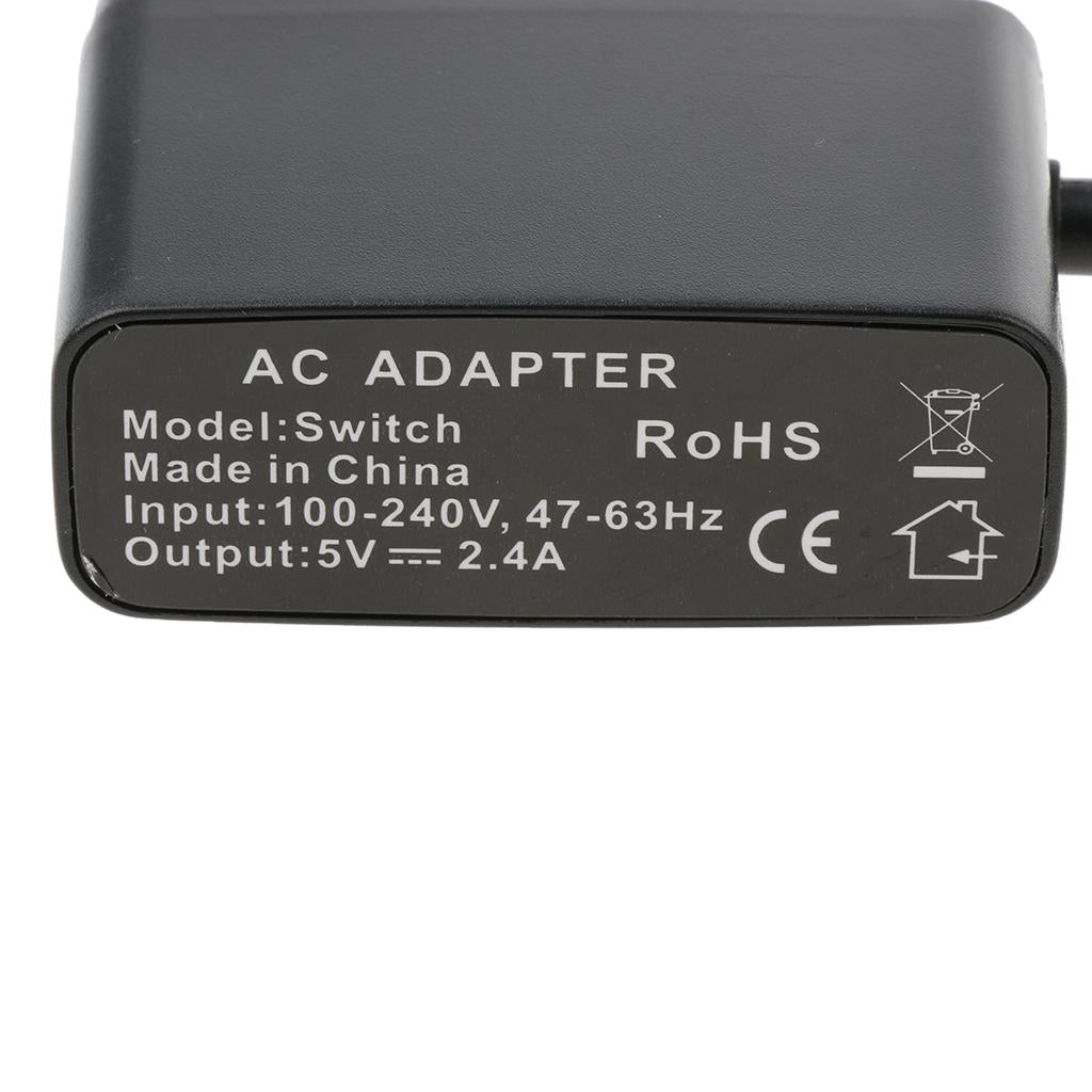 AC Adapter Power Supply Cord Cable for Nintendo Switch Wall & Travel Charger