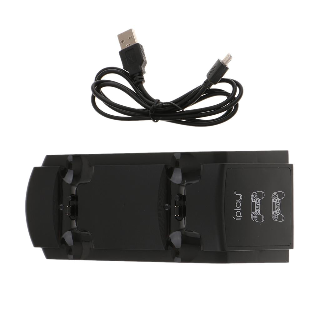 For PS4 Controller Charger, DualShock 4 PS4 Controller USB Charging Station Dock, Playstation 4 Charging Stand for Sony Playstation 4 PS4