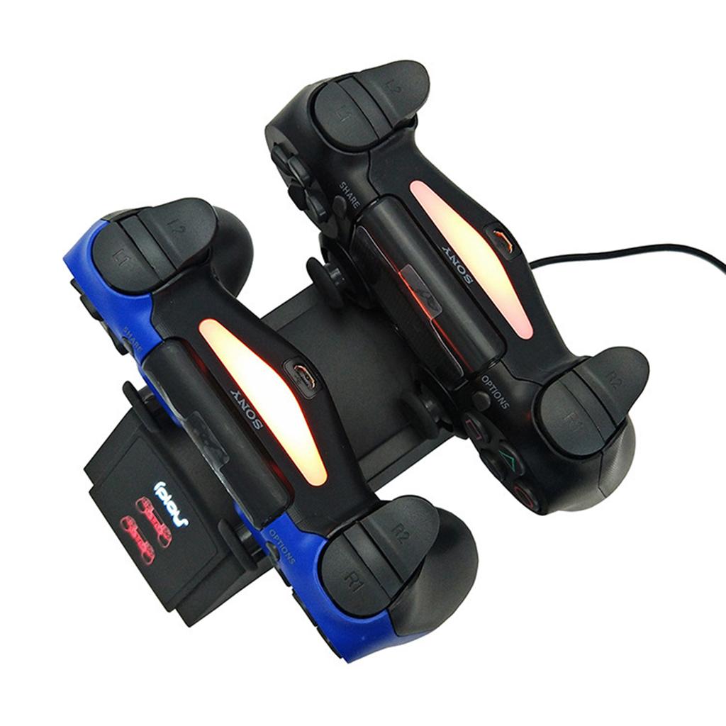 For PS4 Controller Charger, DualShock 4 PS4 Controller USB Charging Station Dock, Playstation 4 Charging Stand for Sony Playstation 4 PS4