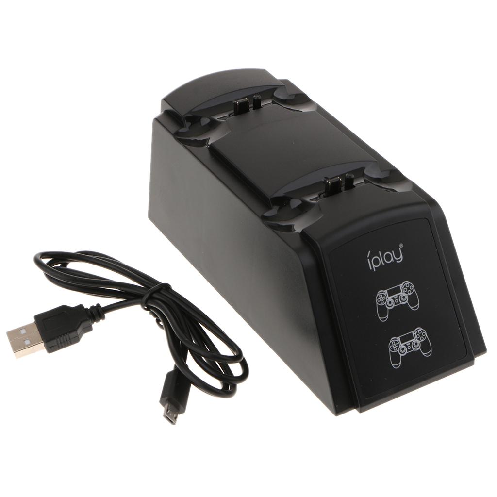 For PS4 Controller Charger, DualShock 4 PS4 Controller USB Charging Station Dock, Playstation 4 Charging Stand for Sony Playstation 4 PS4
