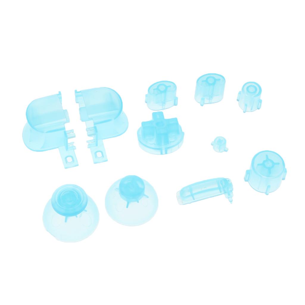 Replacement Handle Button Set for Nintendo NGC Controller Transparent Blue