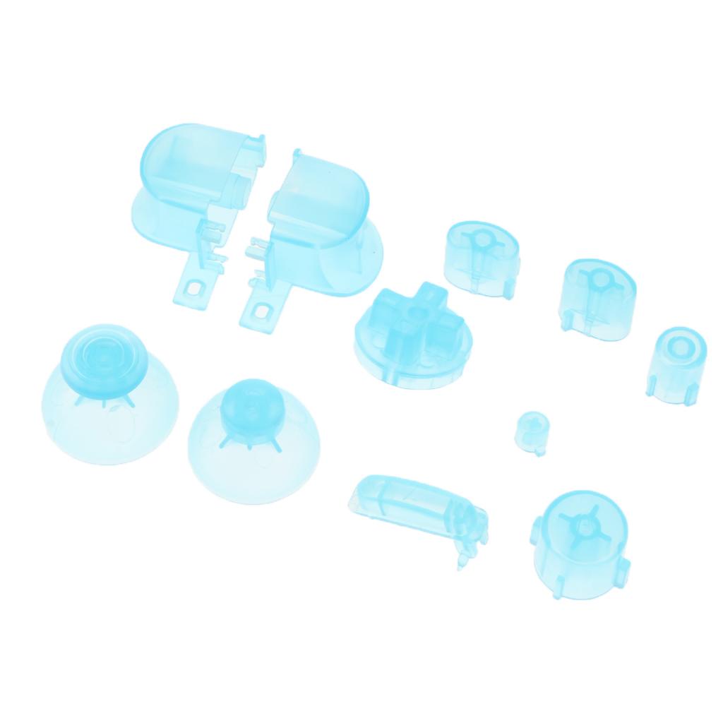 Replacement Handle Button Set for Nintendo NGC Controller Transparent Blue