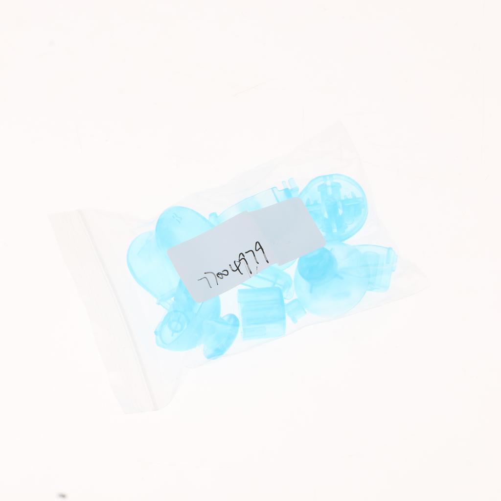 Replacement Handle Button Set for Nintendo NGC Controller Transparent Blue