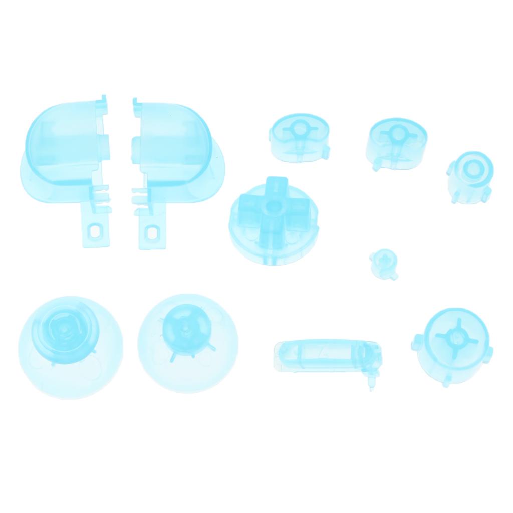 Replacement Handle Button Set for Nintendo NGC Controller Transparent Blue