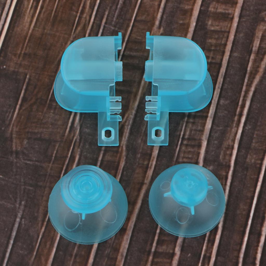 Replacement Handle Button Set for Nintendo NGC Controller Transparent Blue