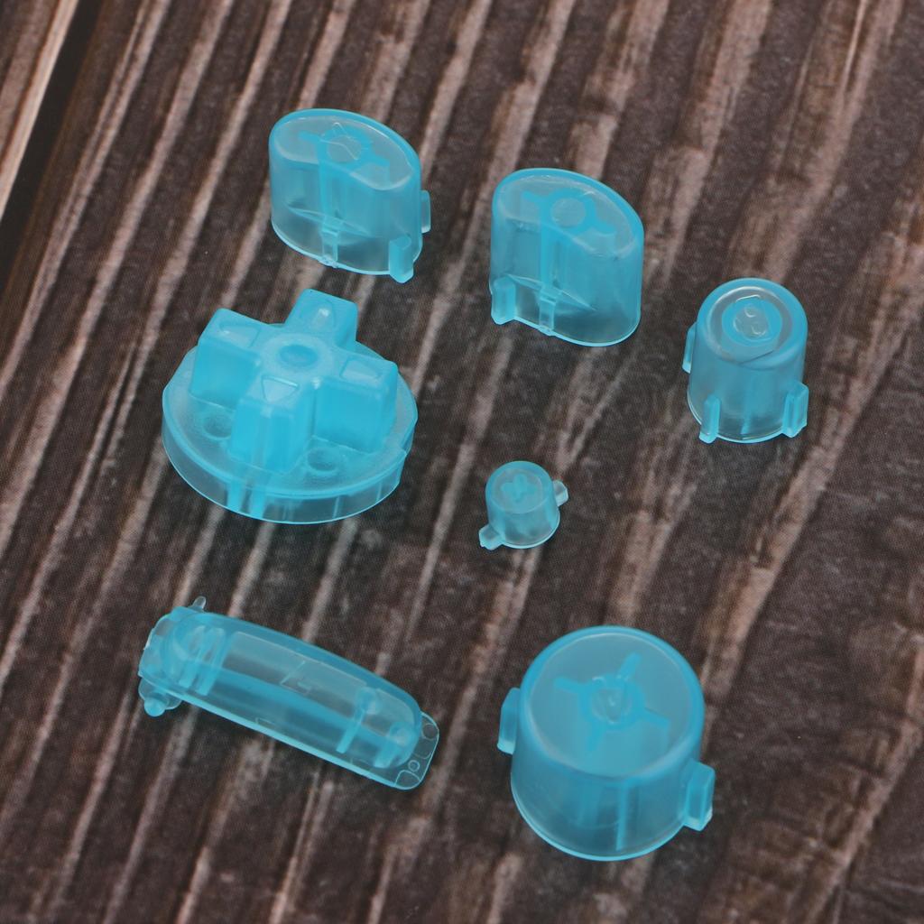 Replacement Handle Button Set for Nintendo NGC Controller Transparent Blue