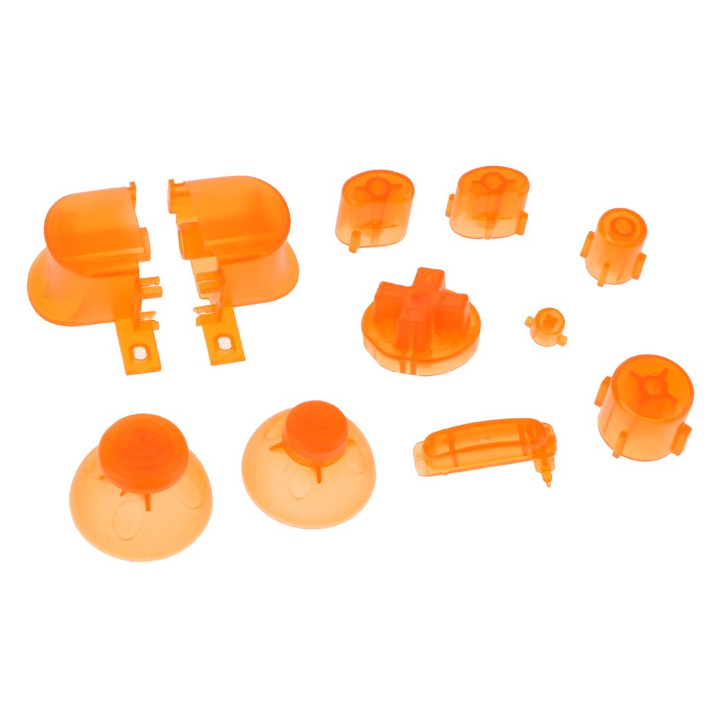 Replacement Handle Button Set for Nintendo NGC Controller Transparent Orange