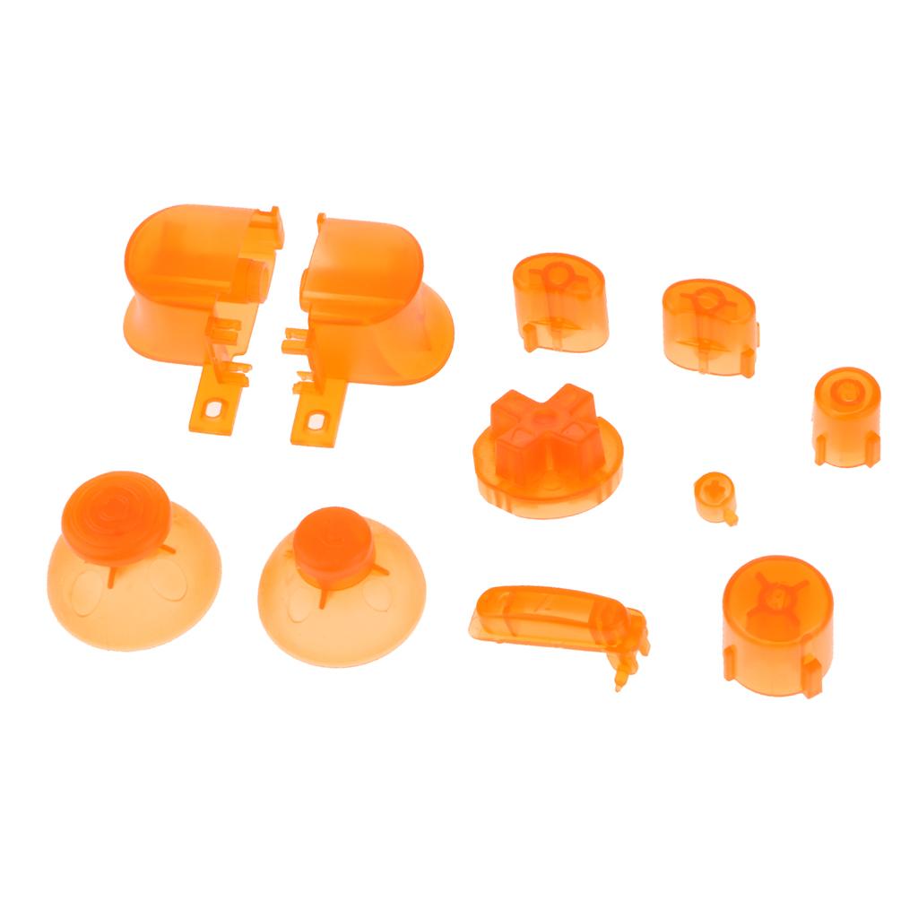 Replacement Handle Button Set for Nintendo NGC Controller Transparent Orange