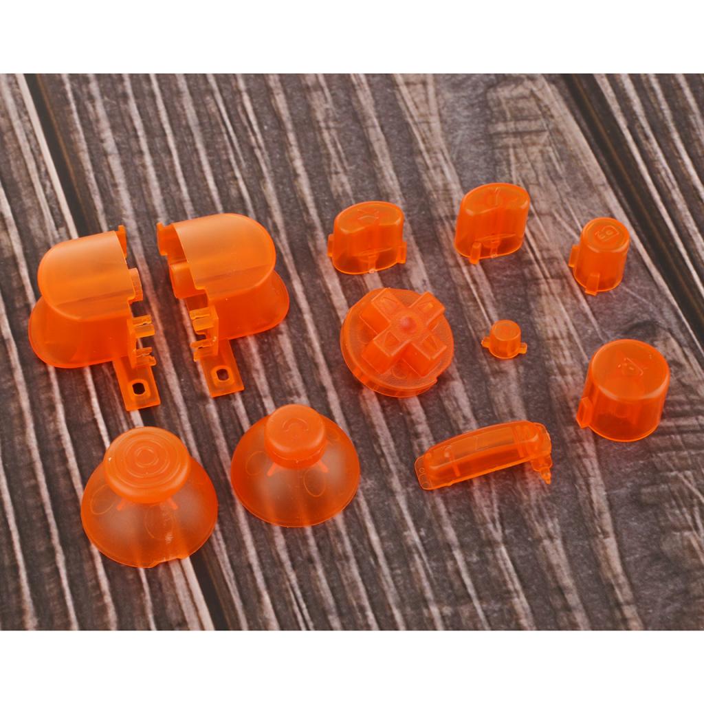 Replacement Handle Button Set for Nintendo NGC Controller Transparent Orange