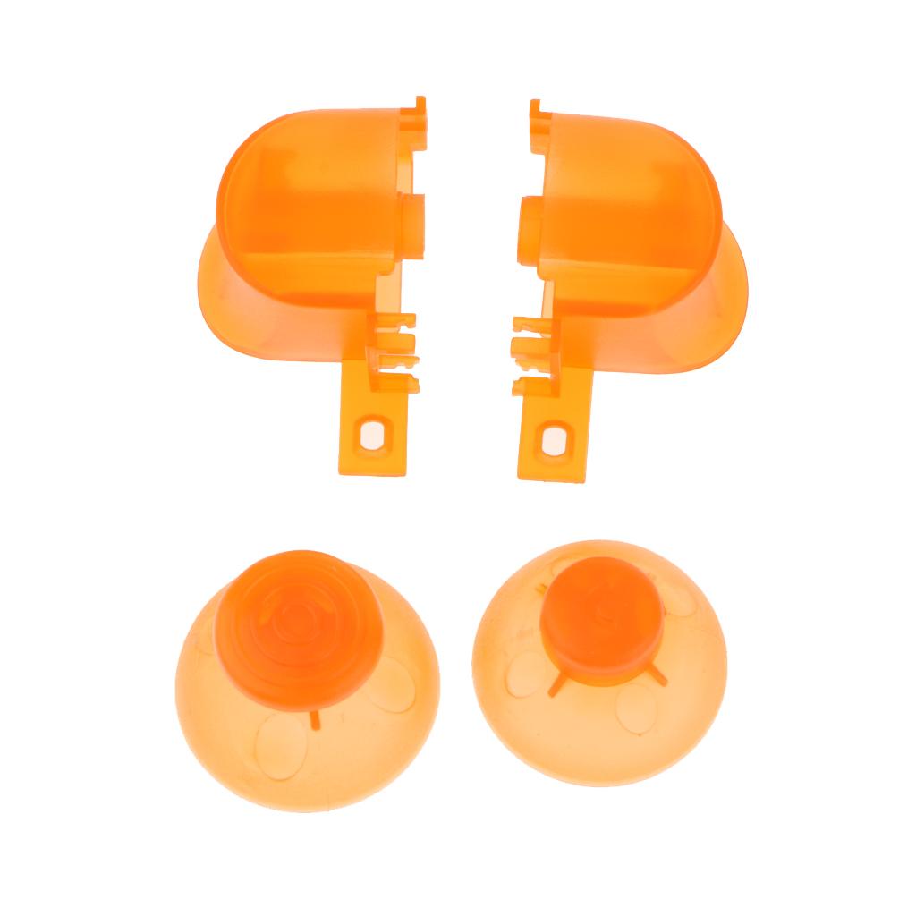 Replacement Handle Button Set for Nintendo NGC Controller Transparent Orange