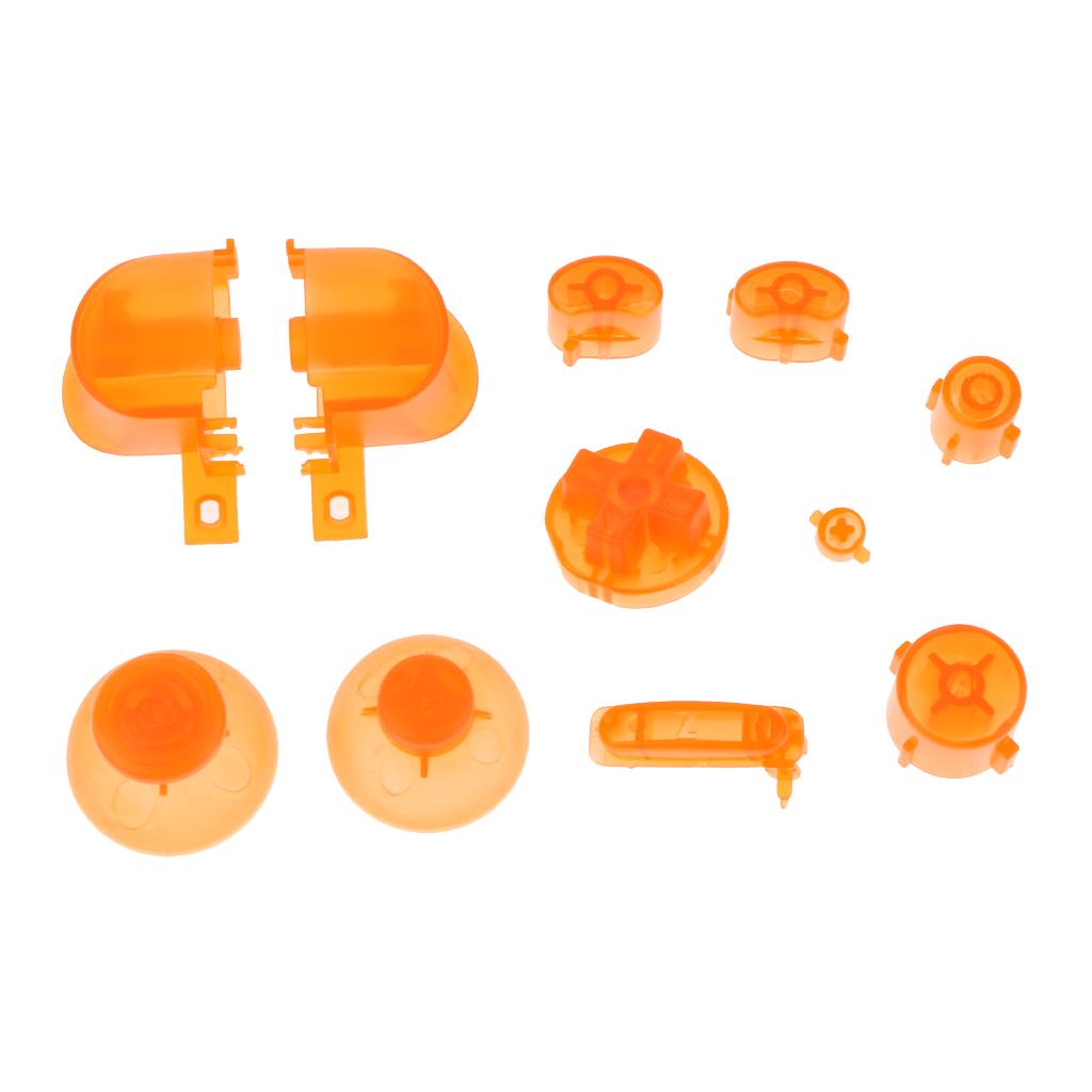 Replacement Handle Button Set for Nintendo NGC Controller Transparent Orange
