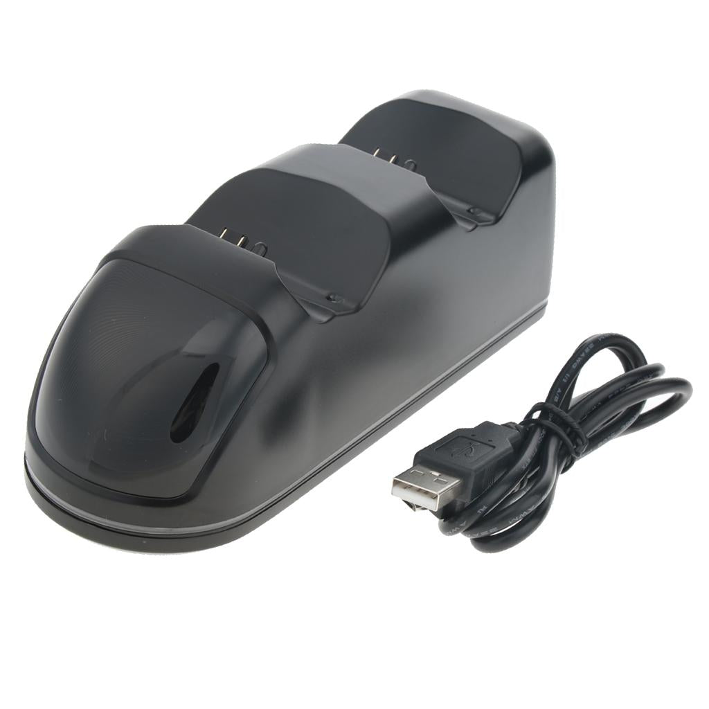 For Sony PS4 Pro Slim Controller Charging Dock Station Stand with LED Light Status