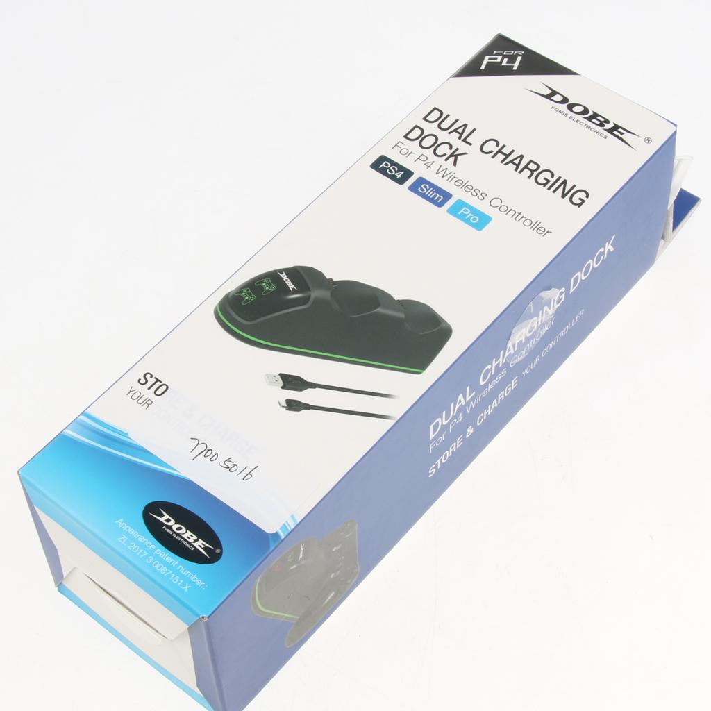 For Sony PS4 Pro Slim Controller Charging Dock Station Stand with LED Light Status