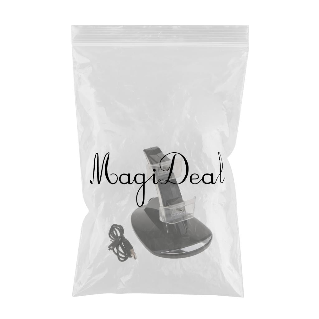 Double Port Charging Stand for Sony PS3 Controller Charger Dock Light Status Indicator